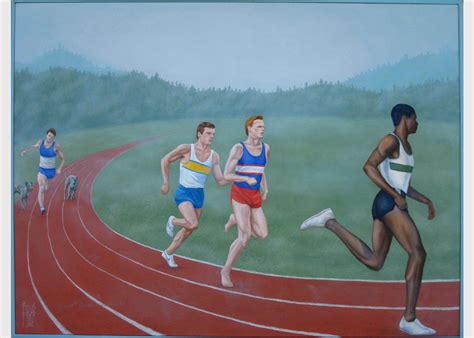 survival of the fittest examples slow runners approached - Margot Cormier Splane Visual Artist