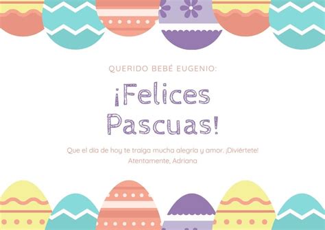 Plantillas Para Tarjetas De Pascua Gratis Canva