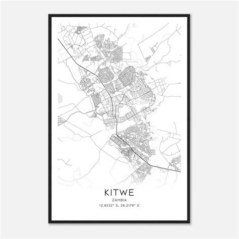 Kitwe - Custom Maps & Posters