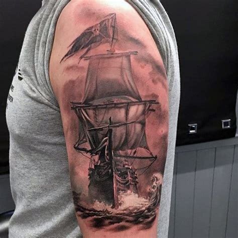 100 Nautical Tattoos For Men Slick Seafaring Design Ideas