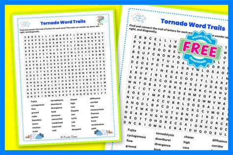 Tornado Word Trails Puzzle Puzzle Cheer