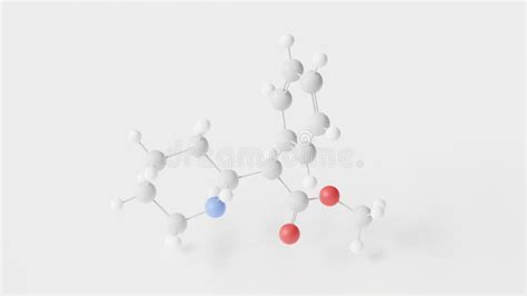 Molécule De Méthylphénidate Structure Moléculaire 3d Boule Et Modèle De
