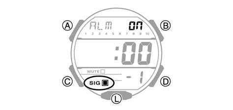 Configuring The Hourly Time Signal Setting Module No 3569 G SHOCK