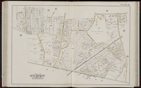 Atlas Of The City Of Boston West Roxbury Mass Volume Six From