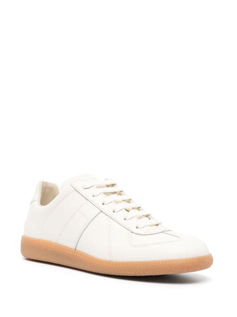 Maison Margiela Replica Low Top Sneakers Neutrals Farfetch