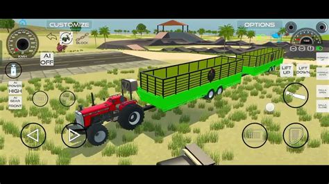 TRACTOR Join Double TROLLEY Kaise Lagaye Indian Vehicles Simulator 3d