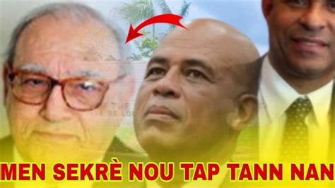 Se Fini Pou Martelly Ak Lamorthe Jean Bailly Mete Sekr Yo Dey Men