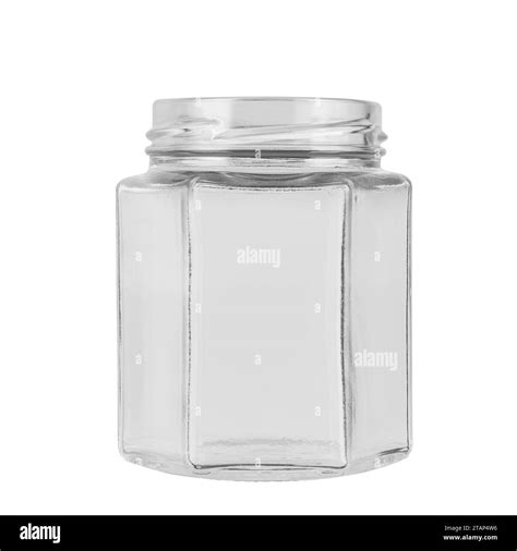 Empty Jar Isolated On White Background Jar For Conservation File