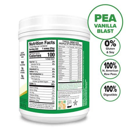 Non Gmo Pea Protein Growing Naturals