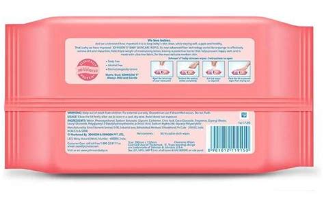 Johnson Baby Skincare Wipes (80): Uses, Price, Dosage, Side Effects ...