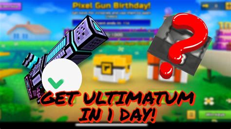 HOW TO GET ULTIMATUM IN 1 DAY Best Method PG3D YouTube