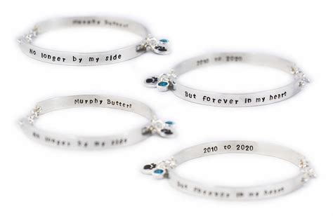 Pet Memorial Bracelet Dog Memorial Bracelet Cat Memorial - Etsy