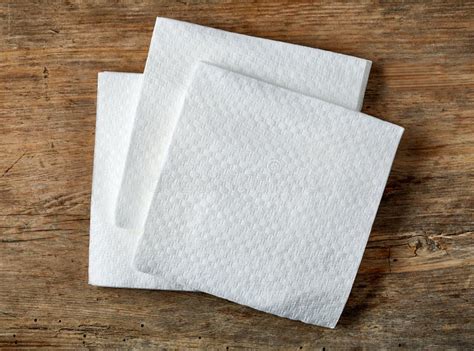 White paper napkins stock image. Image of towel, object - 66451505