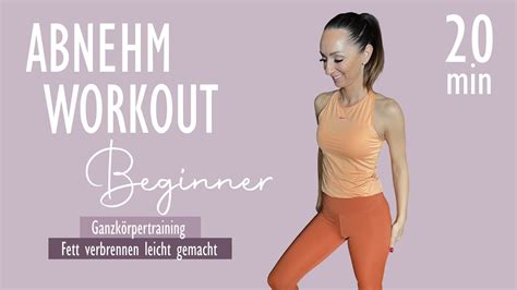 Min Ganzk Rper Abnehm Workout F R Beginner Fett Verbrennen Leicht