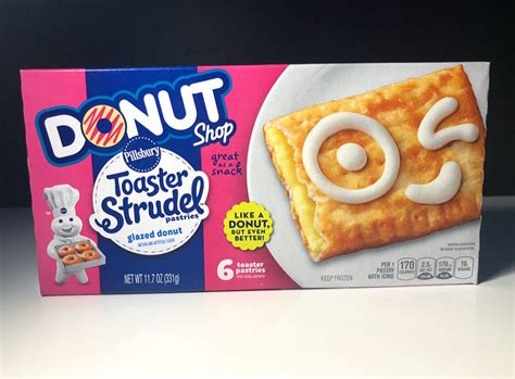 Review Pillsbury Donut Shop Glazed Donut Toaster Strudel Junk Banter