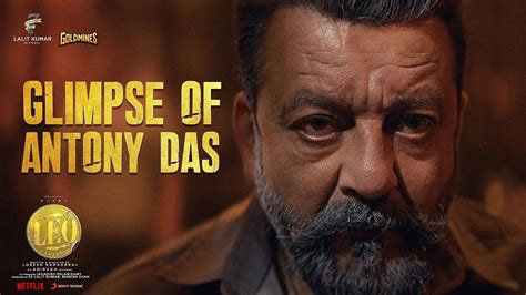 Leo Hindi Glimpse Of Antony Das Thalapathy Vijay Sanjay Dutt