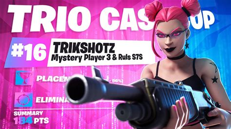 16TH PLACE In TRIO CASH CUP YouTube