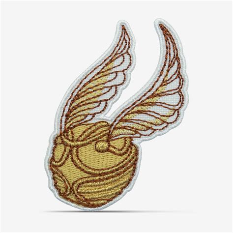 PATCH GANG Bordado Termocolante Pomo De Ouro Harry Potter Escorrega O