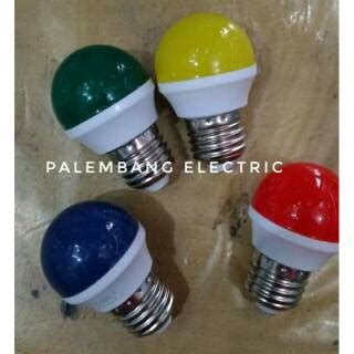 Jual Bohlam Led 3 Watt 3watt 3w 3 W Warna Merah Kuning Hijau Biru