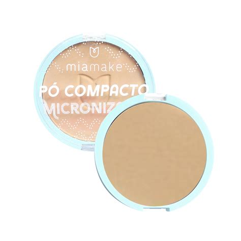 Po Facial Compacto Micronizado Mia Make Sela A Make Ultrafino Textura