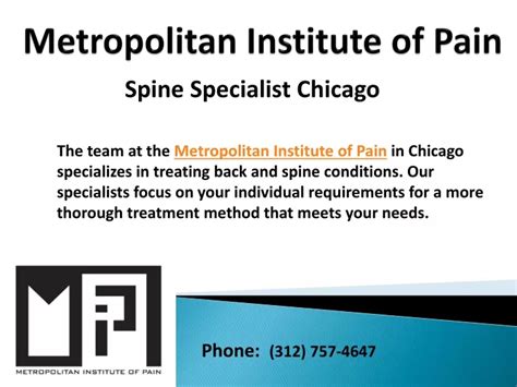 Ppt Back Neck And Spine Pain Specialist Chicago Powerpoint