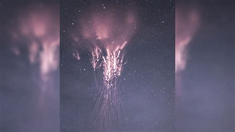 Eerie Ultra Detailed Photo Of A Lightning Sprite Exposes One Of