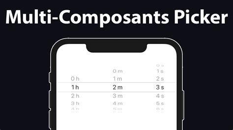 Swiftui Picker Multi Composants Youtube