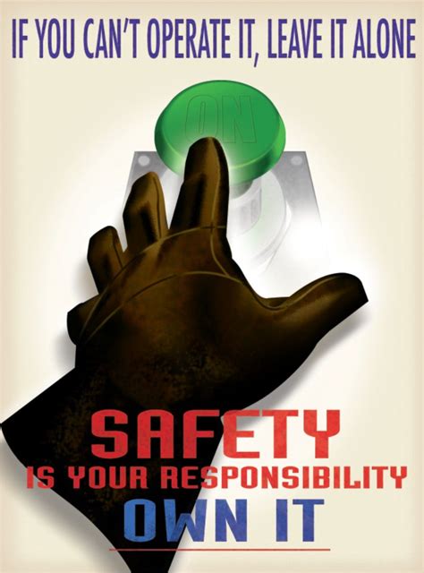 Safety Posters Serve As Ever Present Reminders For Workers In The