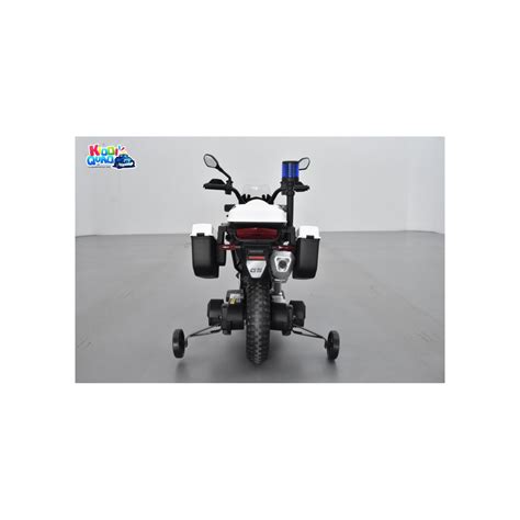 Bmw F850 Gs Police Blanc Moto électrique Pour Enfant 12 Volts