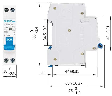 Chint Nbh Nbh H Mini Circuit Breaker P N Dpn A A A A A A