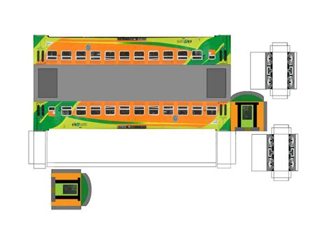 Kereta Api Indonesia: Papercraft