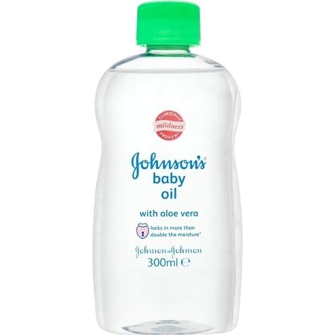 Johnson & Johnson Baby Oil Aloe Vera 300ml - Mother & Baby from Chemist Connect UK