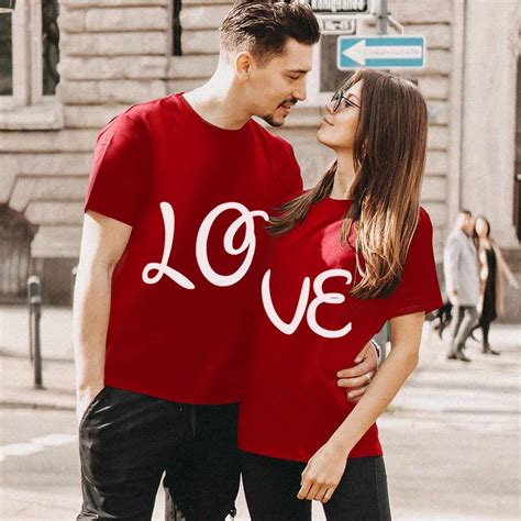 King Queen Couples T Shirt Combination Love Print Couple Tshirt Summer