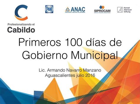 Primeros D As De Gobierno Municipal Ppt