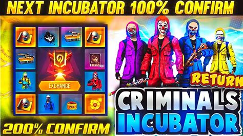 Free Fire Criminal Incubator Return Criminal Bundle Return Confirm