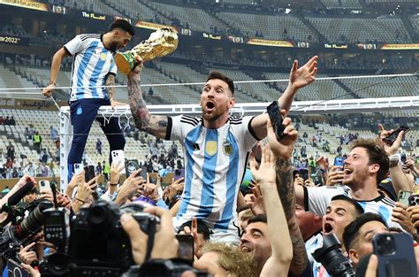 Leo Messi Basked In His Maradona Moment After Winning World Cup