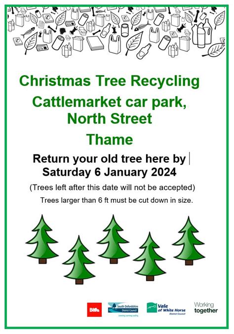 Recycle Your Real Christmas Tree Drop Off Point Thame Town Council