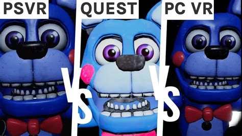 Five Nights At Freddy's VR: Oculus Quest vs PSVR vs PC Graphics Comparison