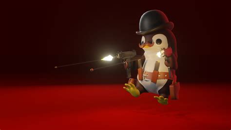 A penguin game character I modelled and rigged for my game. | Scrolller