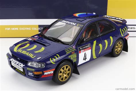 SUN STAR 05523 Scale 1 18 SUBARU IMPREZA 555 N 4 WINNER RALLY RAC