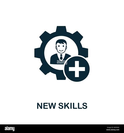 New Skills Vector Icon Symbol Creative Sign From Business Management