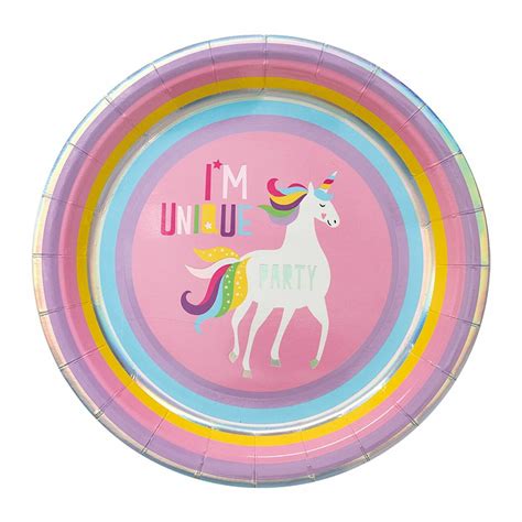 Papperstallrik Unicorn Cm Pack Festfabriken Se