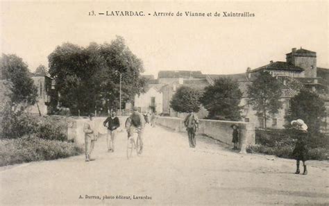 Lavardac Ariv De Vianne Et De Xaintrailles Carte Postale Ancienne