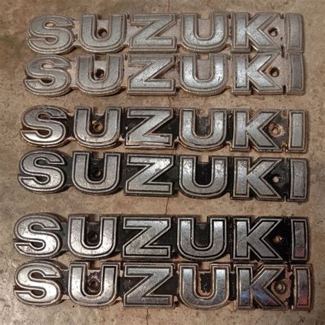 Jual Emblem Logo Tangki Tengki Ori Original Copotan Suzuki Trs A