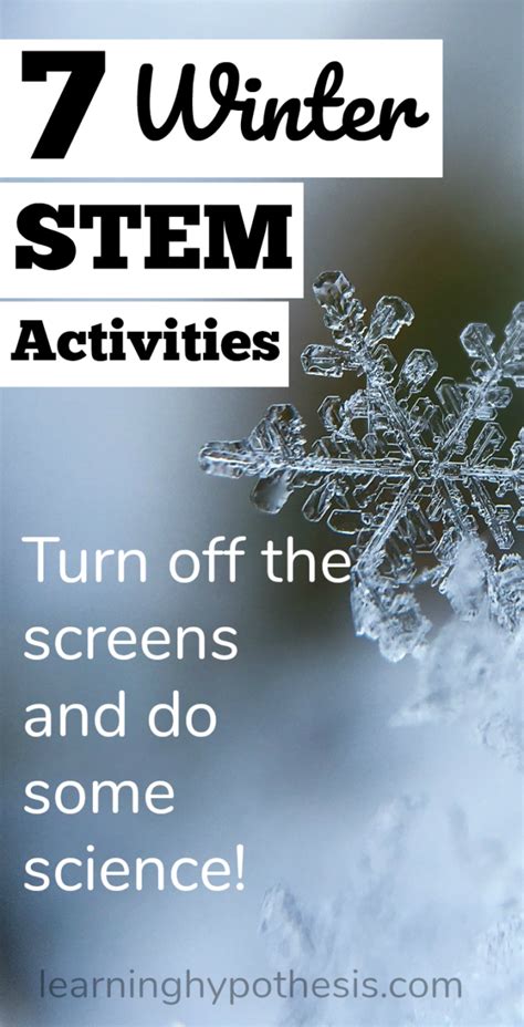 Winter STEM Activities – The Learning Hypothesis