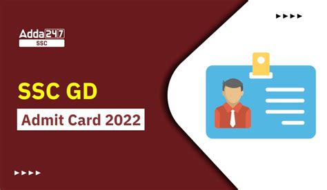 SSC GD Admit Card 2023 , Sscnicin