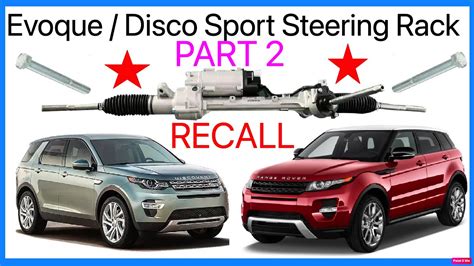 Range Rover Evoque Discovery Sport Steering Rack Bolt Failure UK