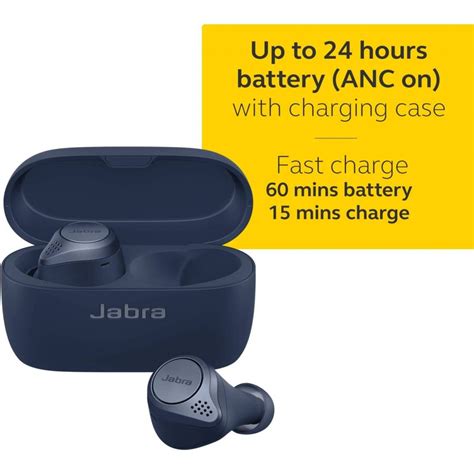 Jabra Elite Active T True Wireless Bluetooth Navy Earbuds For