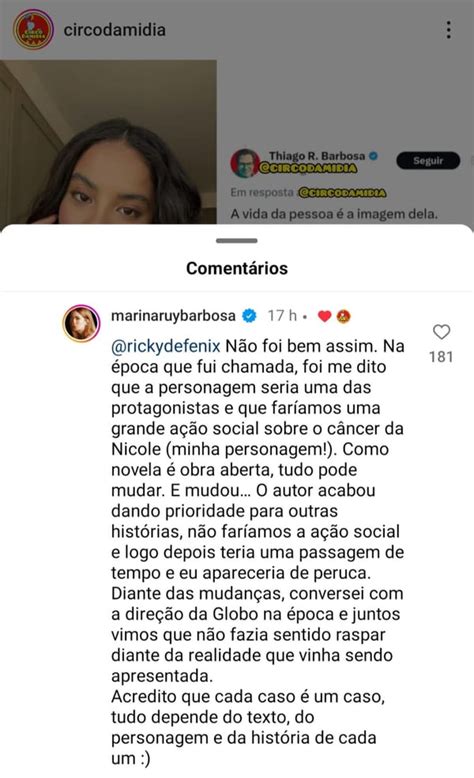 Marina Ruy Barbosa revela motivo de não ter raspado a cabeça em novela