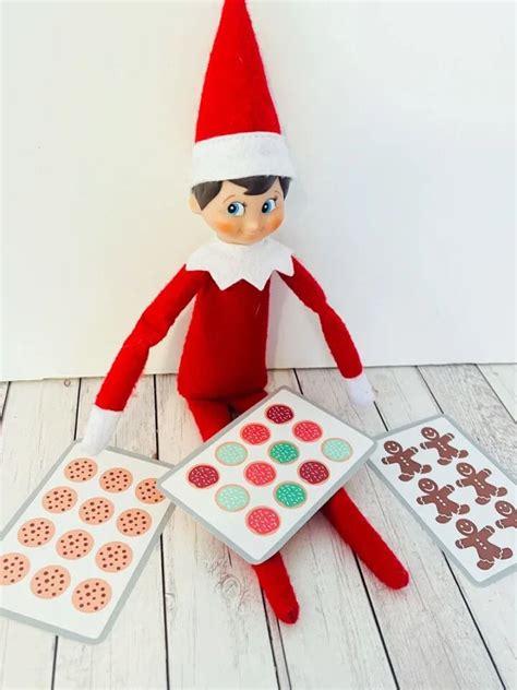 Days Of Free Printable Elf Props Pjs And Paint